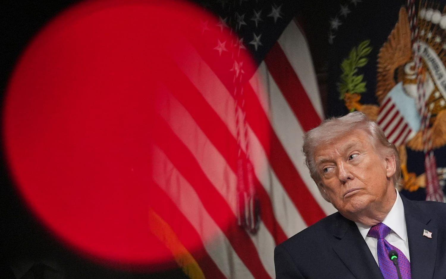 Donald Trump uppges ha varit ett av mordkomplettens möjliga mål. Bild tagen tidigare i veckan.