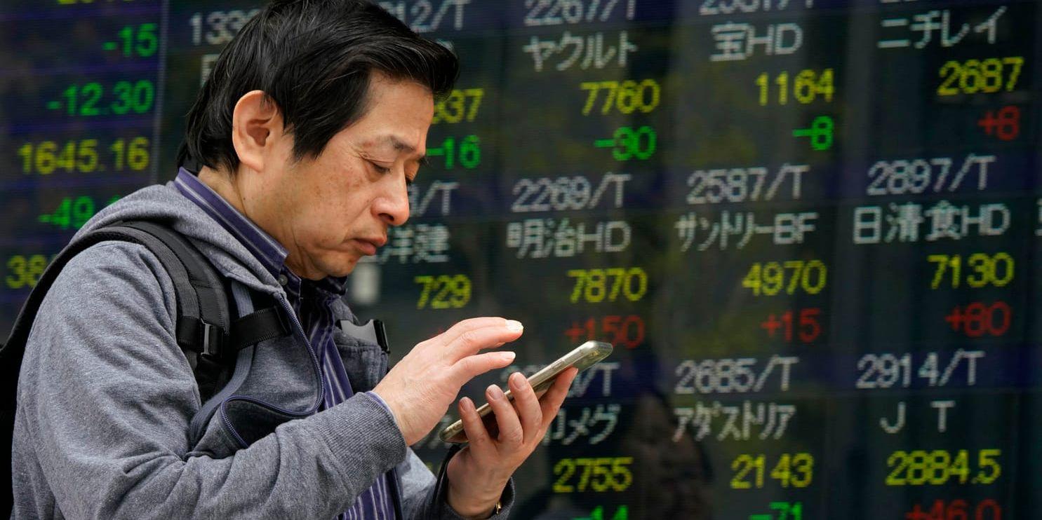 Tapp på Wall Street ledde till nedgångar på Asiens ledande börser.
