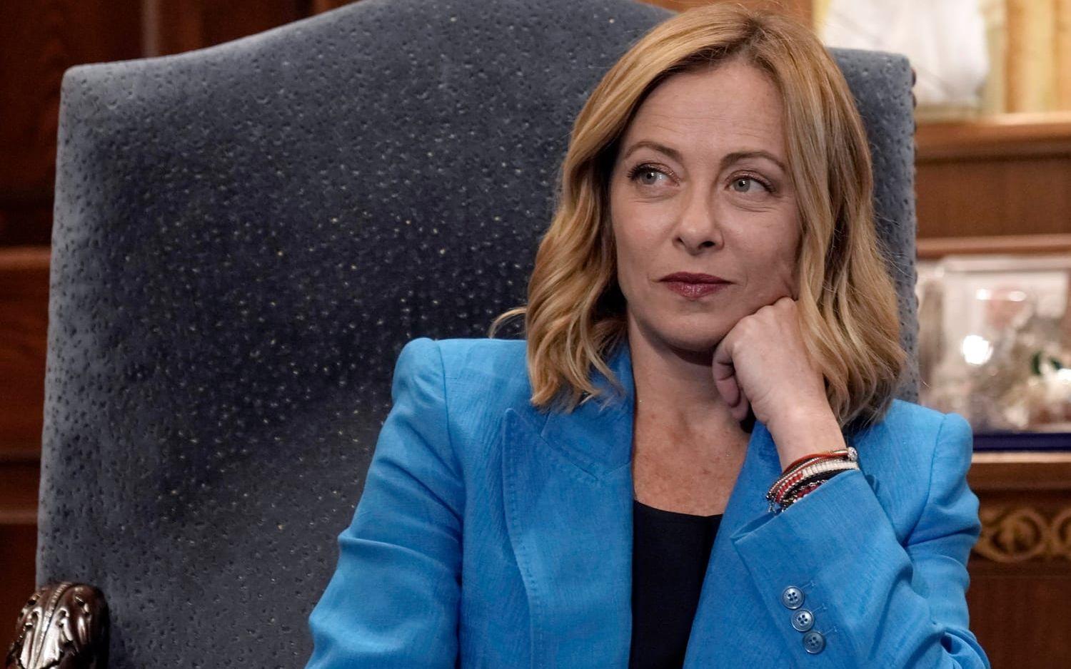 Italens premiärminister Giorgia Meloni. Arkivbild.