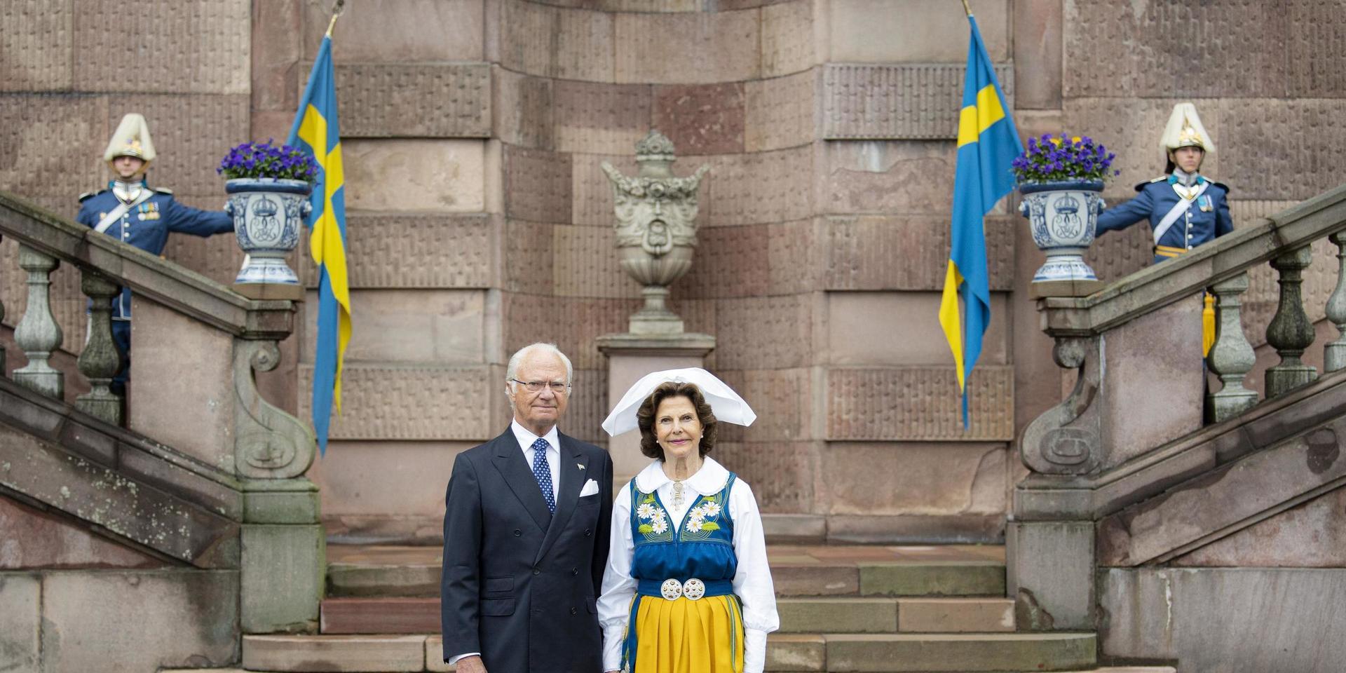 Kung Carl Gustaf och drottning Silvia.