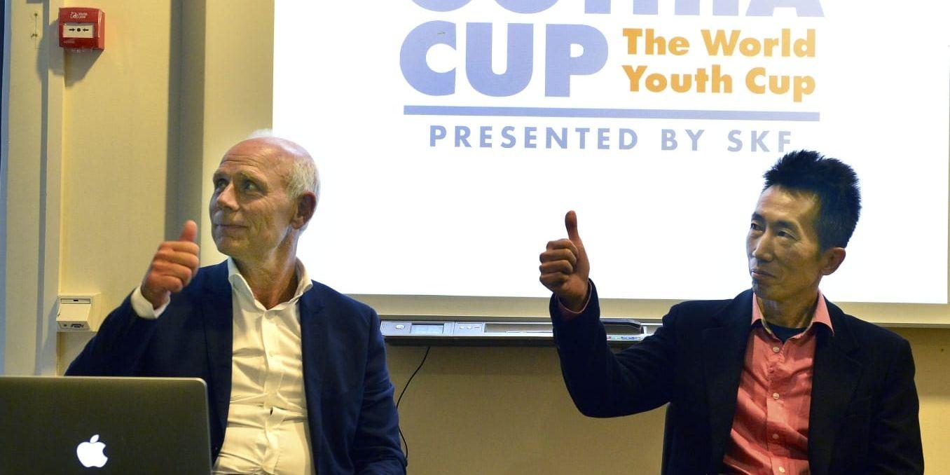 Dennis Andersson och Zhang Ligong berättar om Gothia Cup China som ska dra igång nästa år.