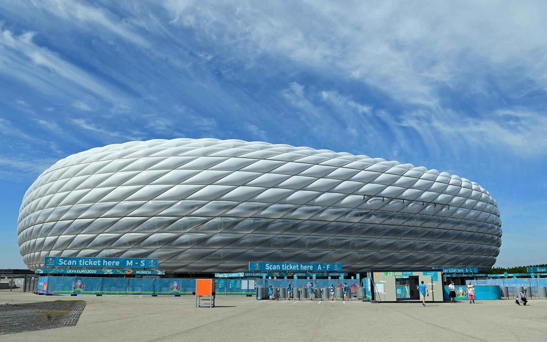 Allianz Arena i München. 