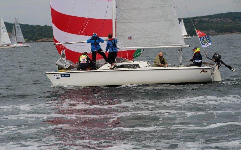 Anders Nilsson seglade en Dominant Race i årets Tjörn Runt. Bild: Lasse Andree.
