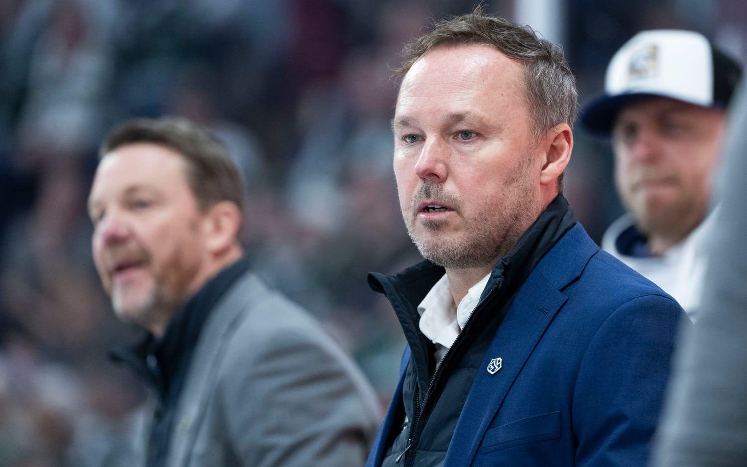 Mikael Karlberg när han var assisterande tränare i Leksand. Arkivbild.