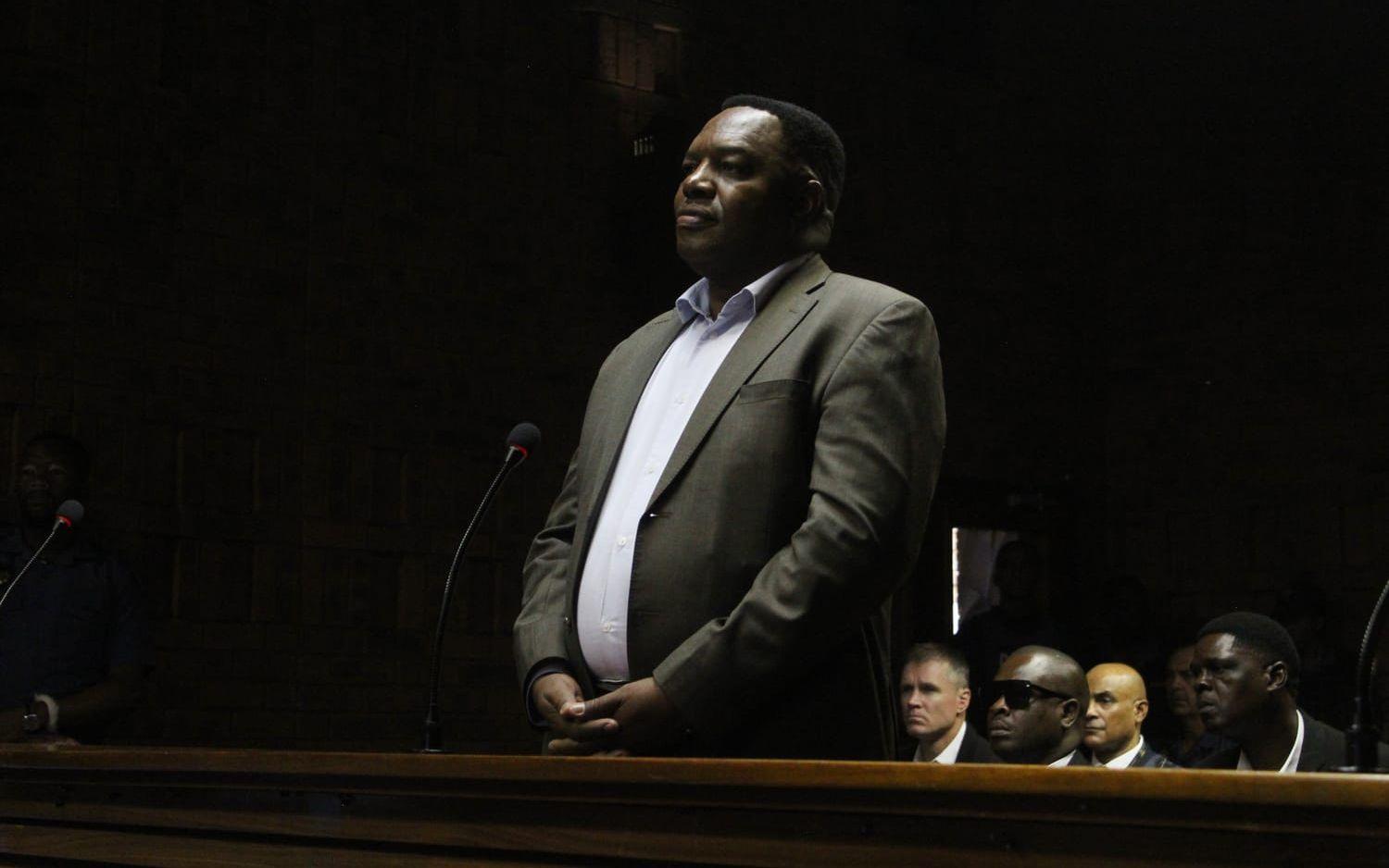 Sydafrikas nationella polischef Fannie Masemola i rätten i Pretoria den 21 april.