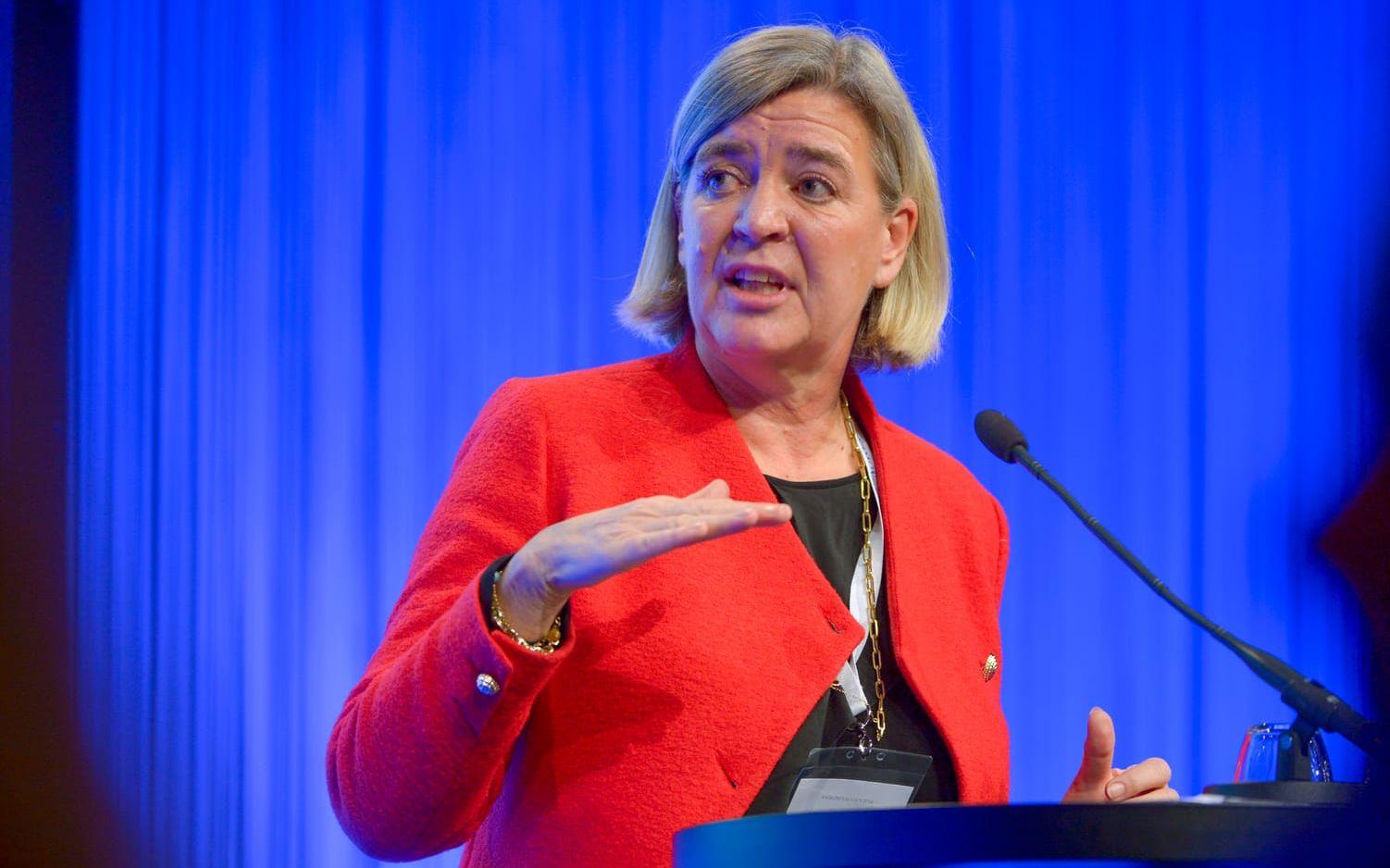 Riksrevisor Helena Lindberg menar att staten har ett ansvar att bedriva tillsyn när patientinformation digitaliseras. Arkivbild.