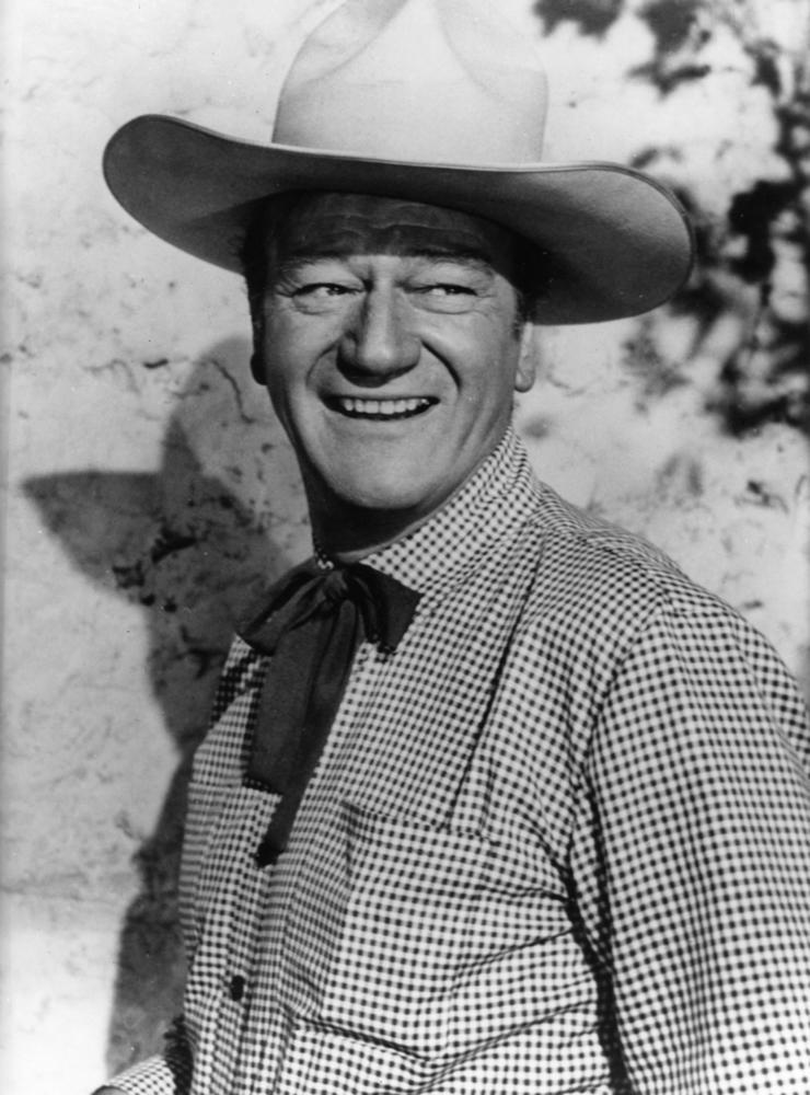 John Wayne 1962, i rollen som Tom Doniphon i filmen &quot;Mannen som sköt Liberty Valance”.
