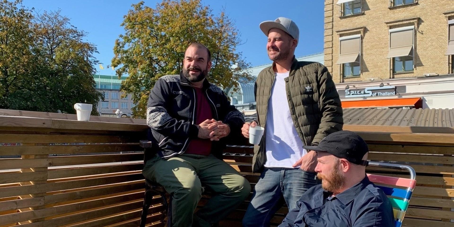 Antonio Rossiello Schön, David Haggren och Joel Sjöholm öppnar i höst fiskbaren de tycker fattas Göteborg.