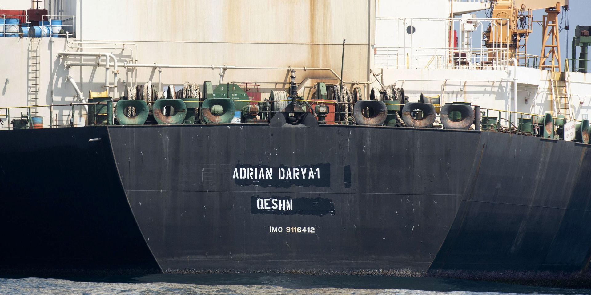 Den iranska tankern Adrian Darya har bytt kurs igen. Arkivbild. 