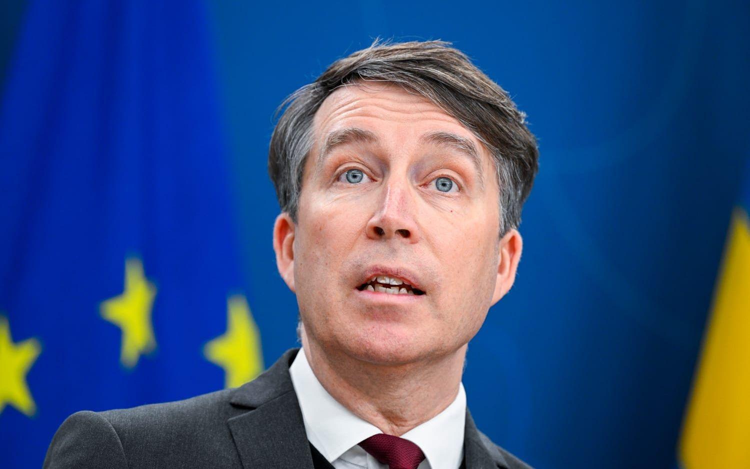 Richard Jomshof (SD), ordförande i justitieutskottet.