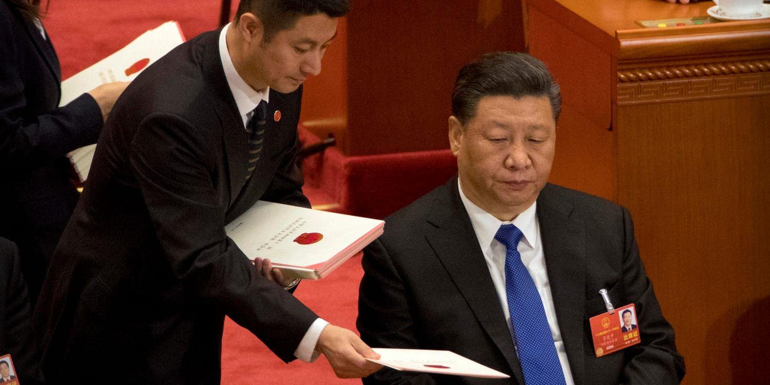President Xi Jinping har lovat hårda tag mot korruption. Arkivbild.
