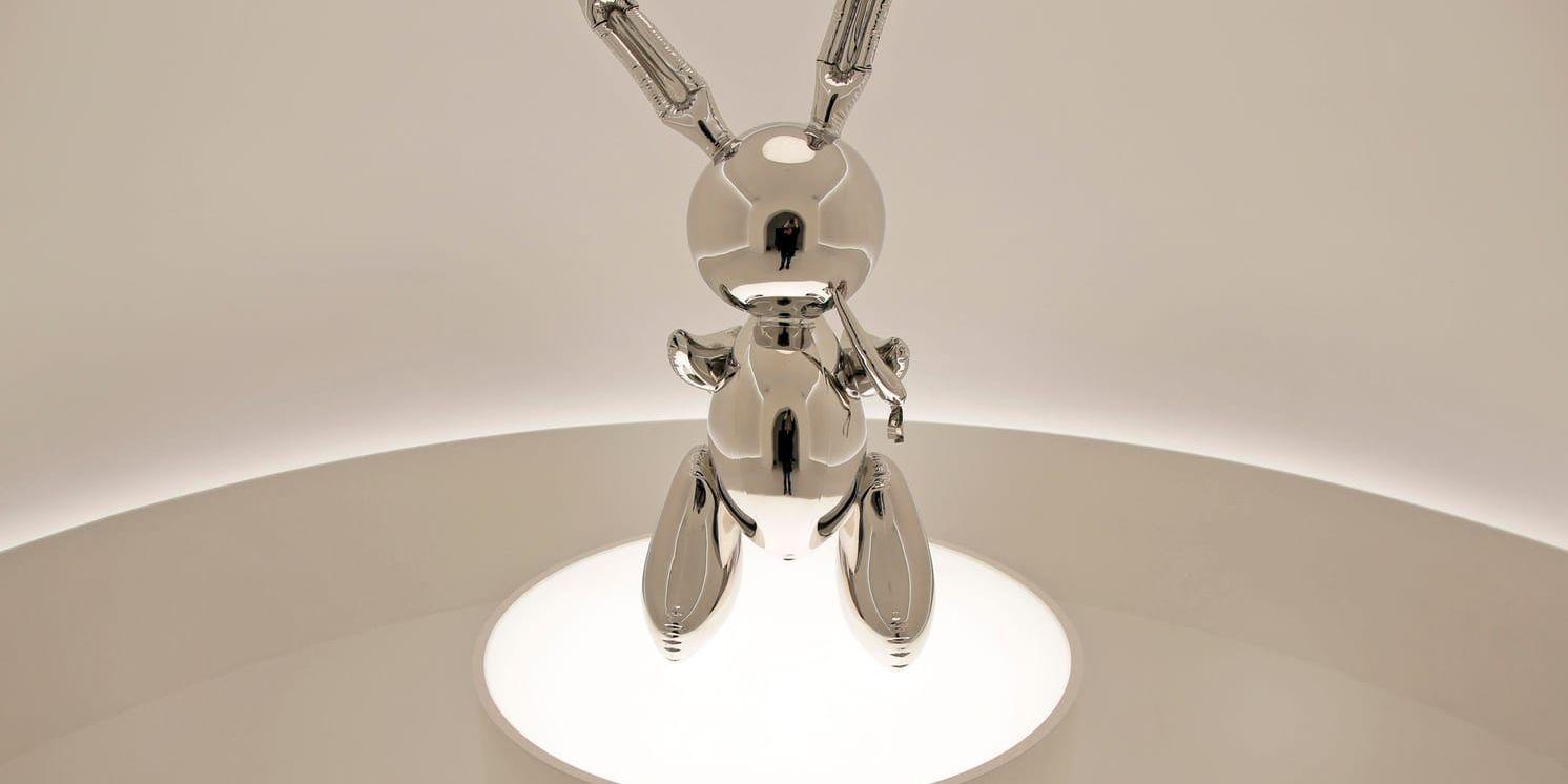 "Rabbit" av Jeff Koons har sålts till rekordpris på auktion i New York. Arkivbild.