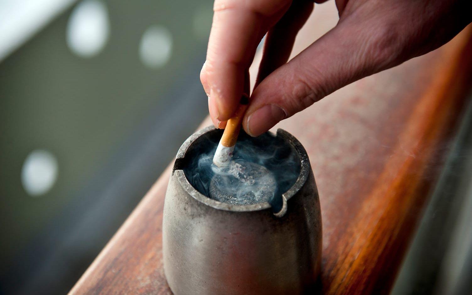 Brittiska butiker ska inte få sälja tobaksprodukter till personer födda från 2009 och framåt. Arkivbild. 