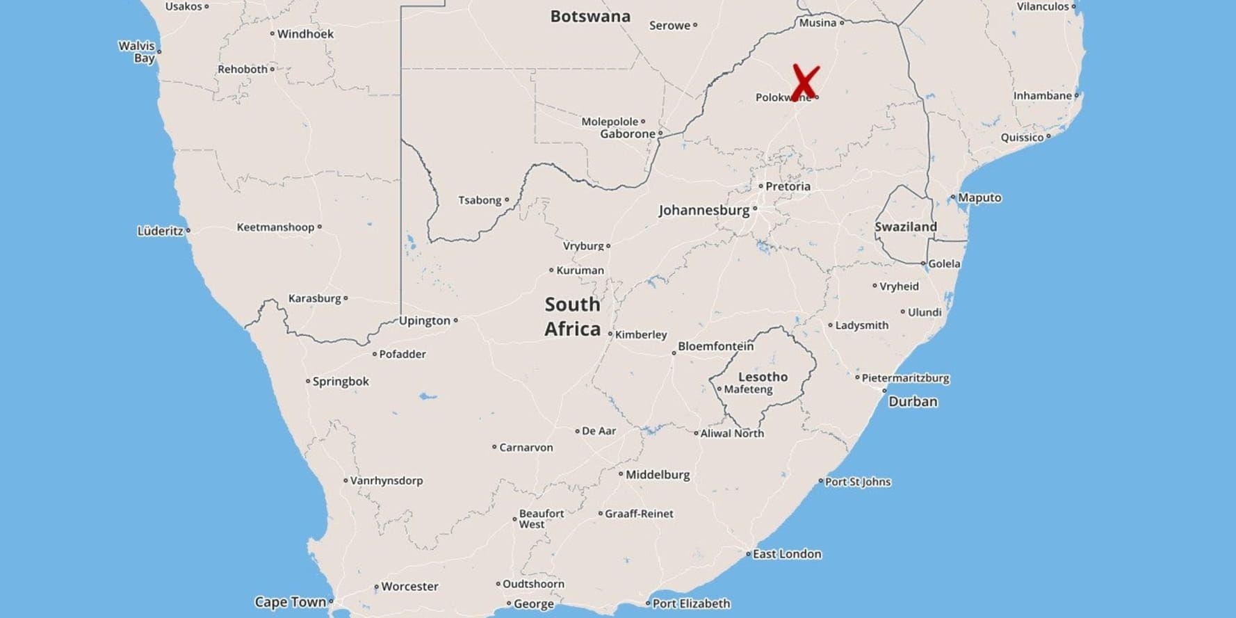 Provinsen Limpopo i Sydafrika.