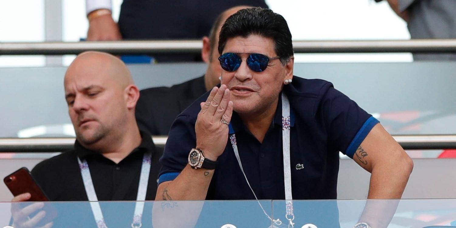 Diego Maradona. Arkivbild.