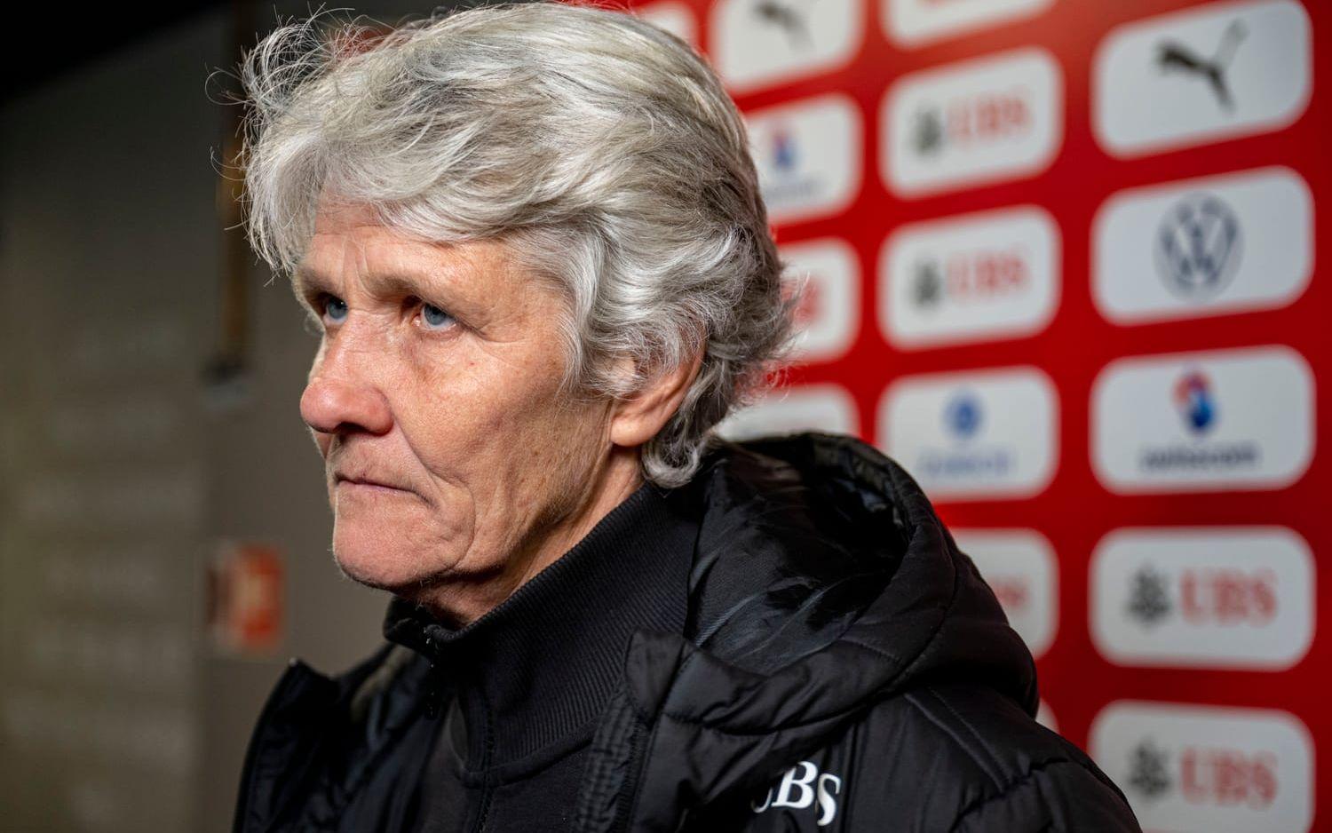 Pia Sundhage är förbundskapten för det schweiziska landslaget. 