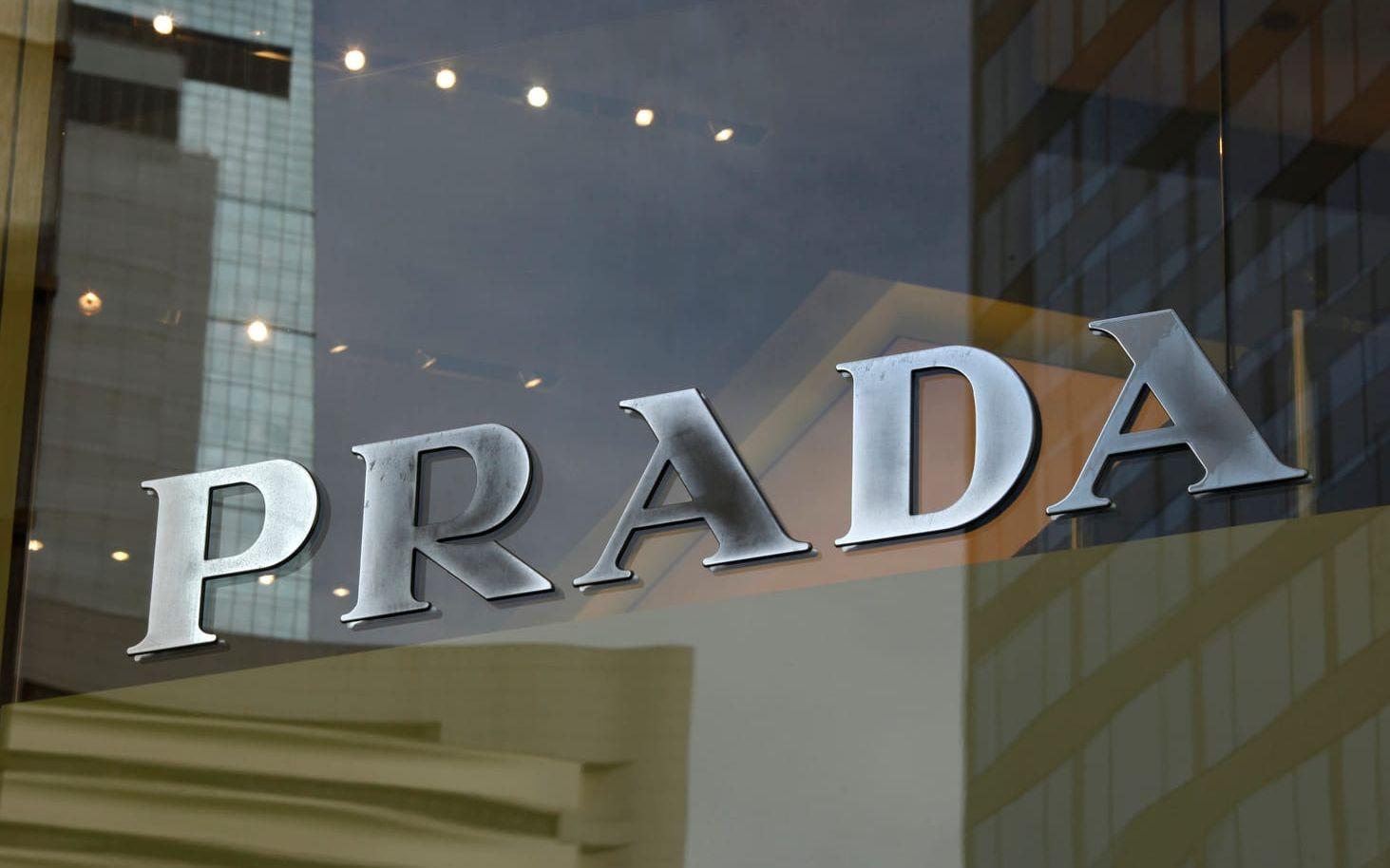 Kvartalssiffror från lyxmärket Prada. Arkivbild