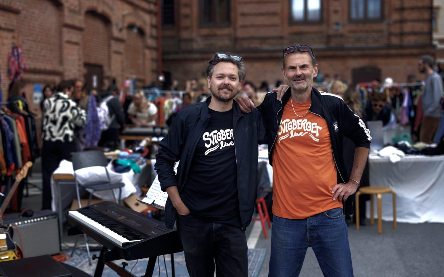 Initiativet till gårdsfesten togs av Gustav Nyqvist och Erik Ridderstolpe som båda jobbar på Musikens hus. 