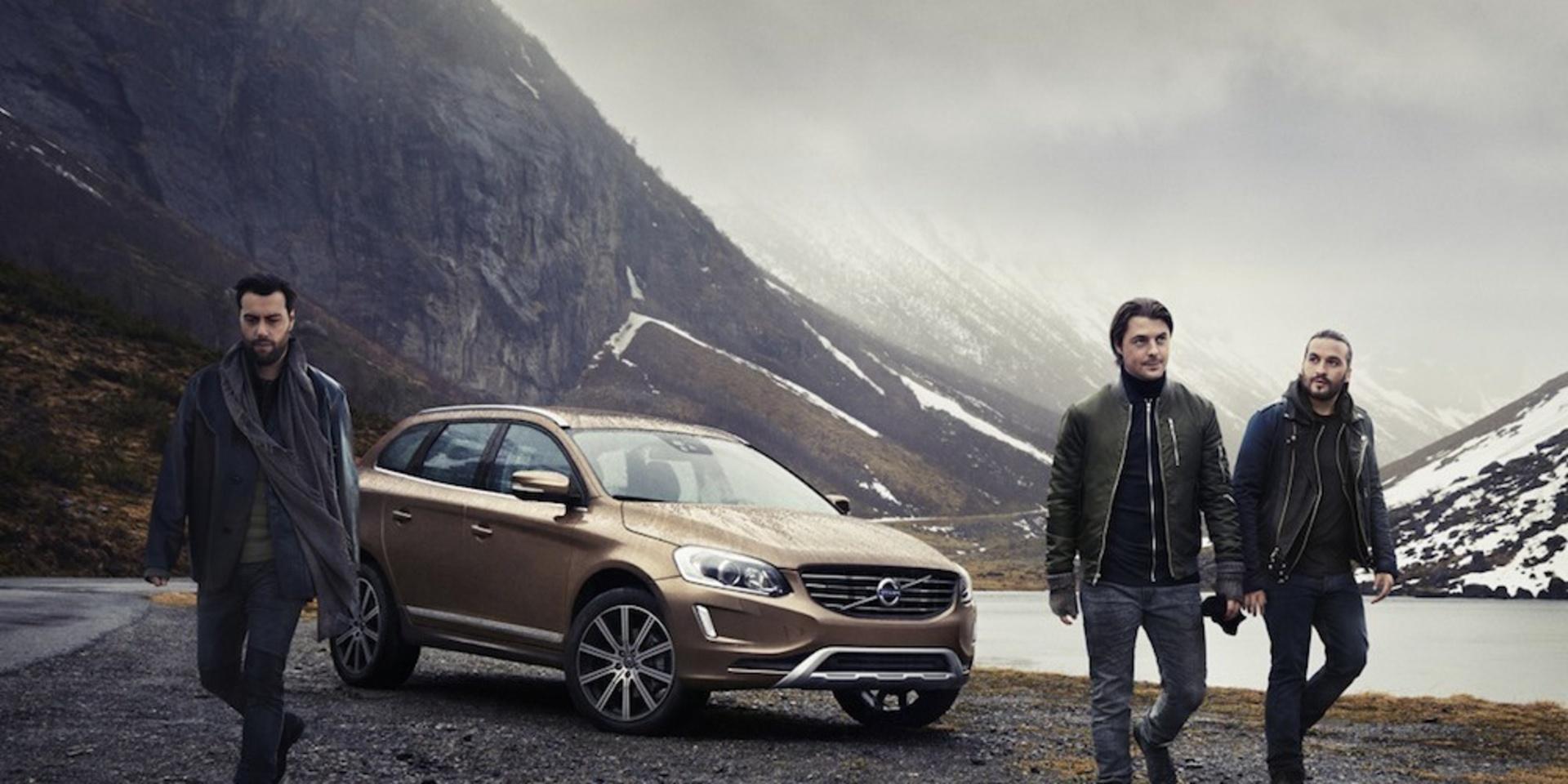 Swedish House Mafia framför Volvos då nya XC60.