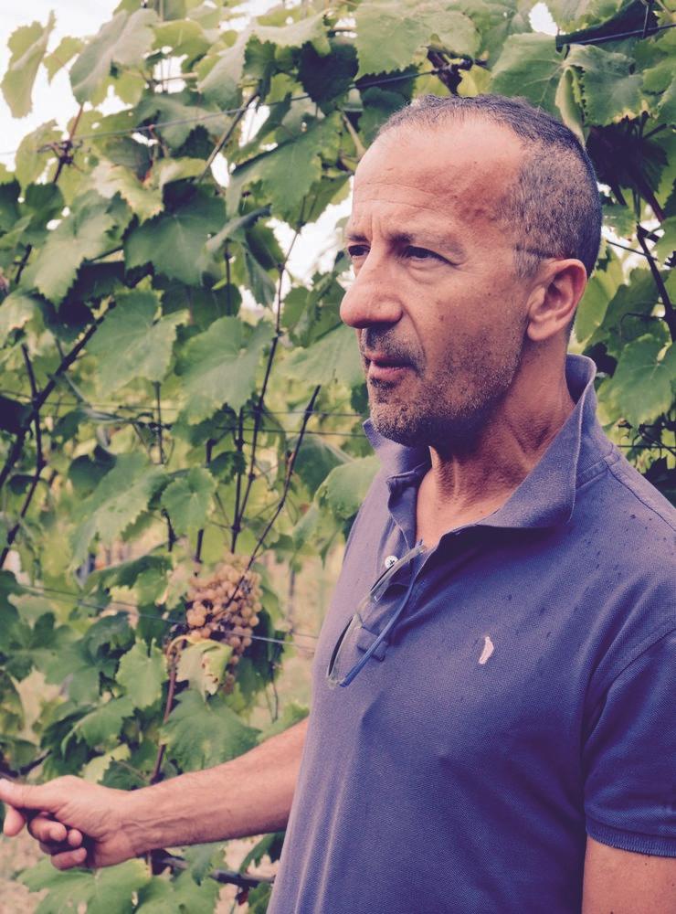  Vinmakaren Mauro Sirri i Bertinoro gör Sangiovese-viner under namnet Celli