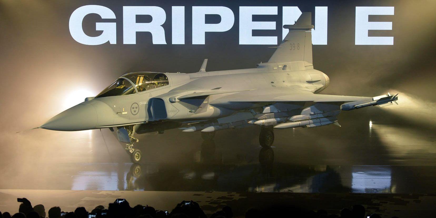Saabs stora affär med Brasilien om försäljningen av 36 Gripen E kan vara i fara. Arkivbild.