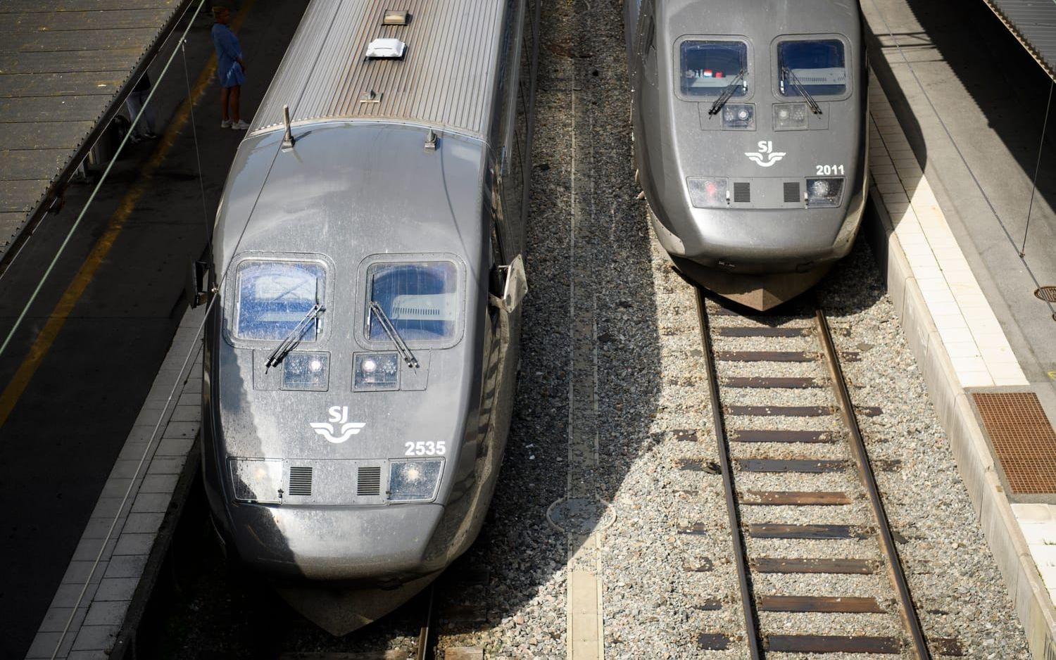 SJ har stoppat ett stort antal X2000-tåg efter ett hjulfel. Arkivbild. 