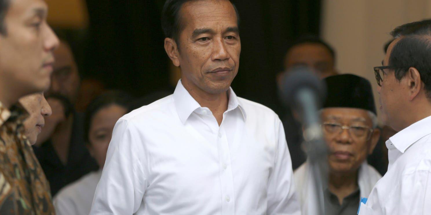 Indonesiens sittande president Joko Widodo. Arkivbild.