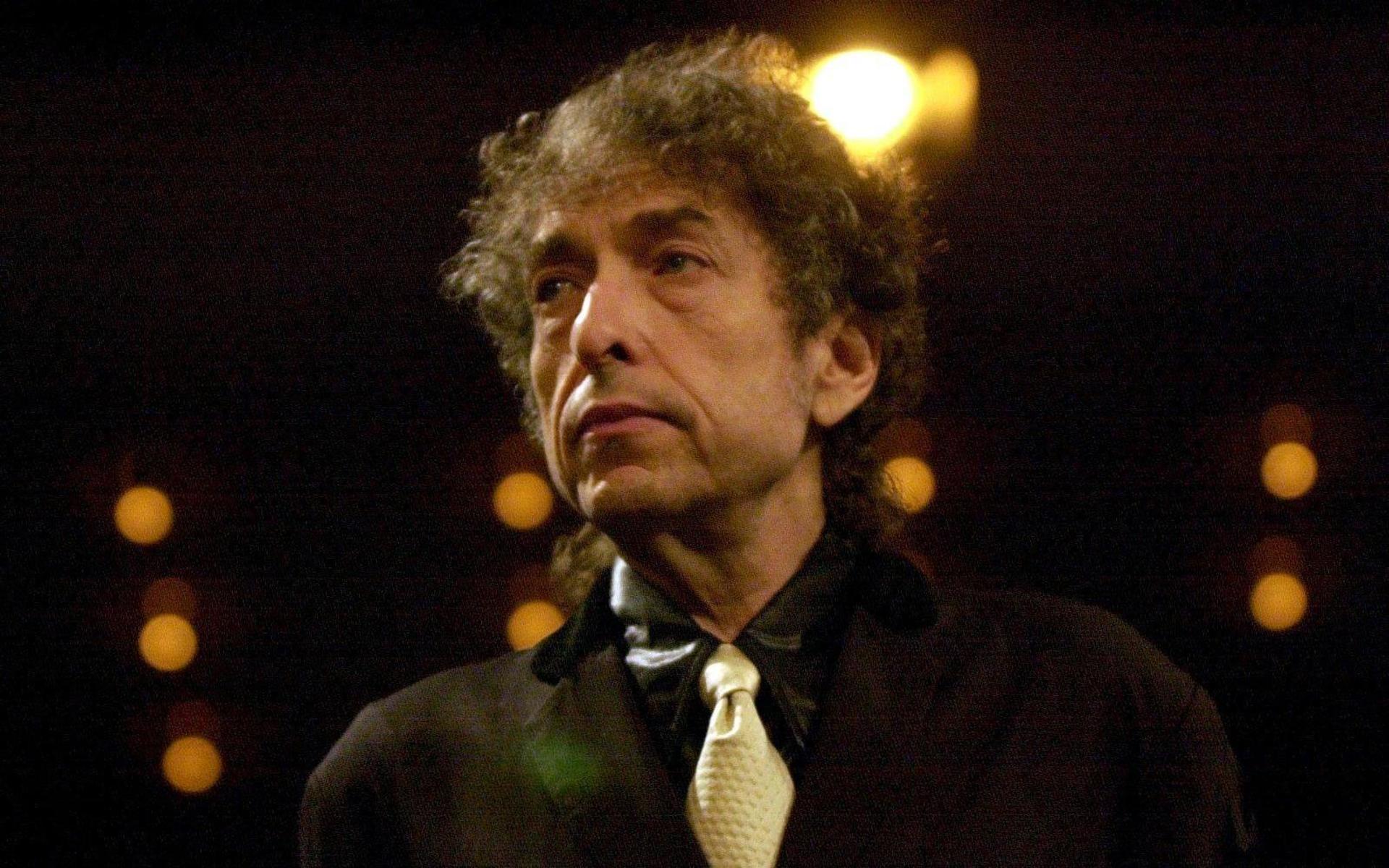 Bob Dylan på plats i Stockholm för att ta emot Polar Music Prize 2000.