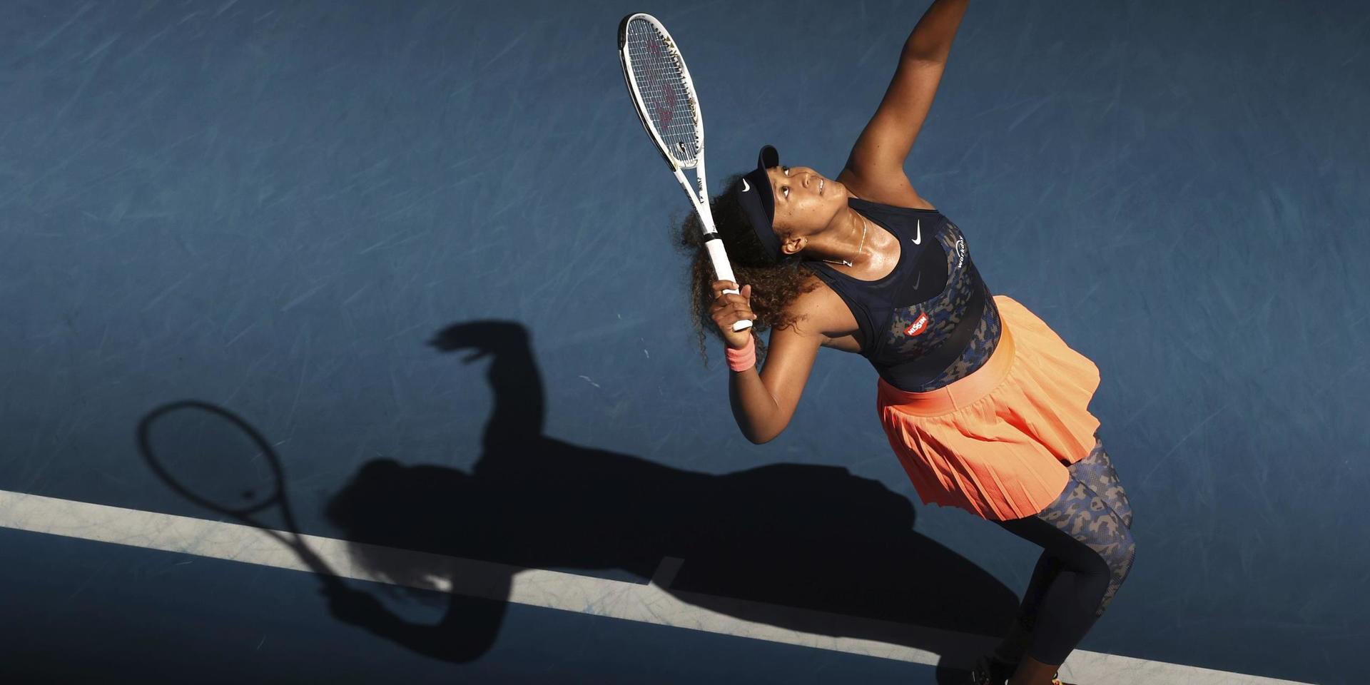 Naomi Osaka i Australian Open där hon är vidare till fjärde omgången.