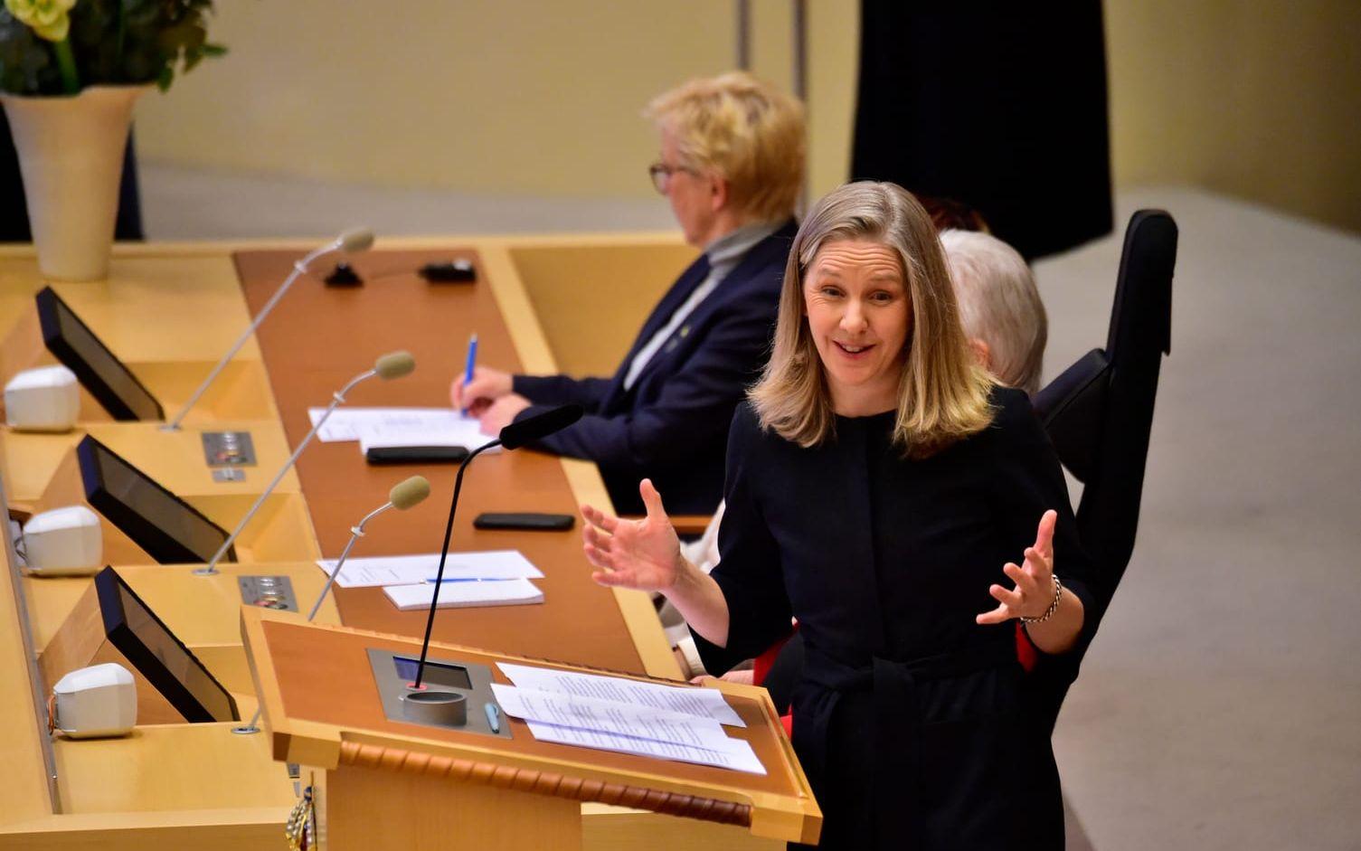 Karolina Skog (MP) säger att Miljöpartiet ska försöka stoppa sänkningen av bensinskatten.