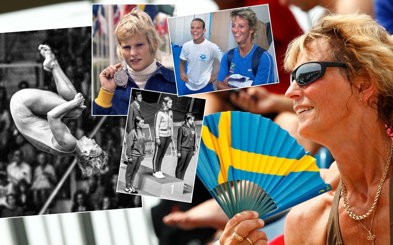 <strong>6. Ulrika Knape Lindberg, simhopp.</strong> Hon var bara 17 år när hon vann OS-guld 1972. Hon fixade även två OS-silver (1972 och 1976), tre VM-medaljer (en av varje sort och två EM-guld). Knape Lindberg har även sanslösa 43 SM-guld på meritlistan. Vinnare av bragdguldet 1972. Foto: TT