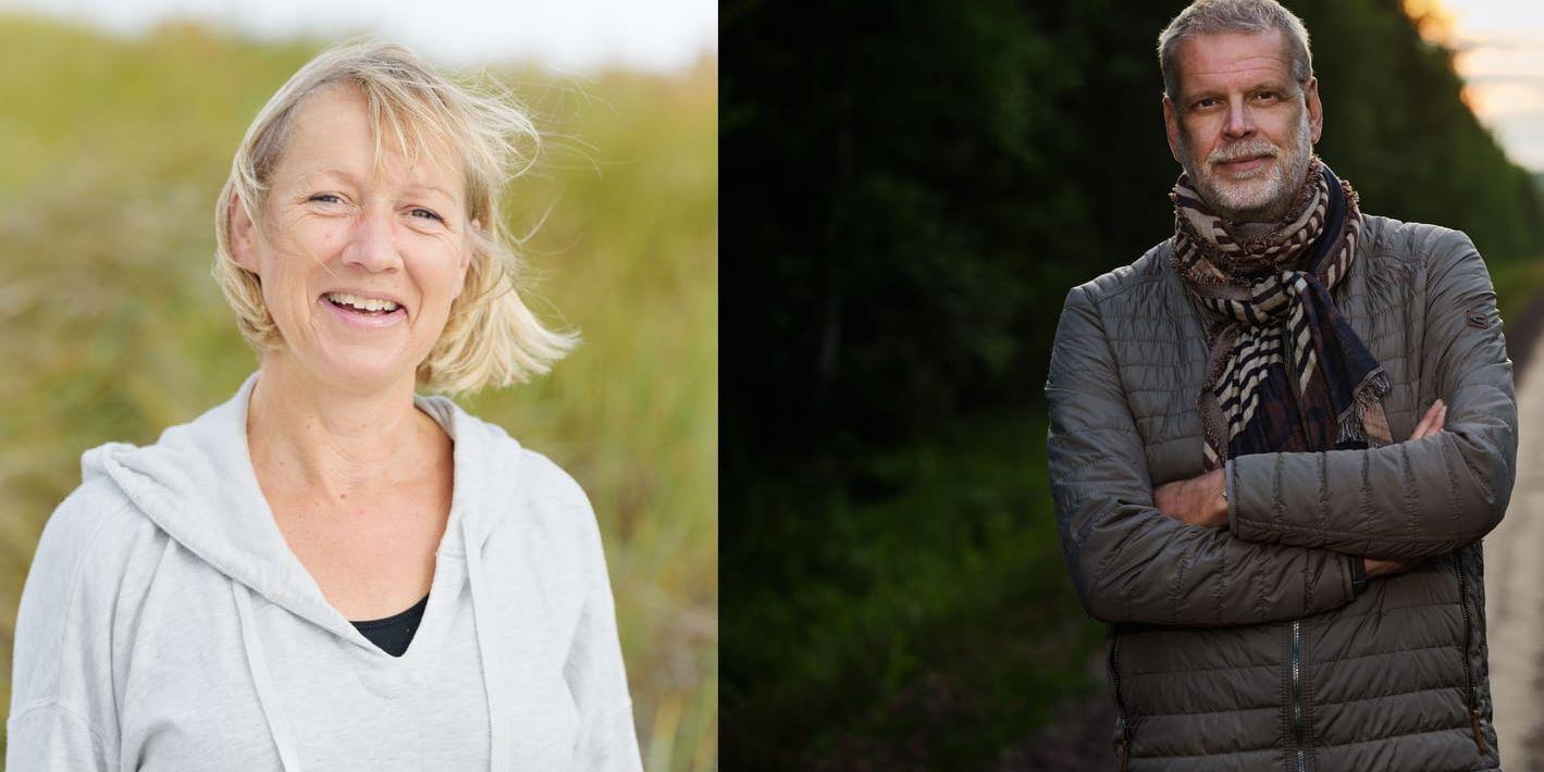 Camilla Ahlgren och Hans Rosenfeldt återförenas för att göra tv-serien 'Vargasommar'. Pressbild.