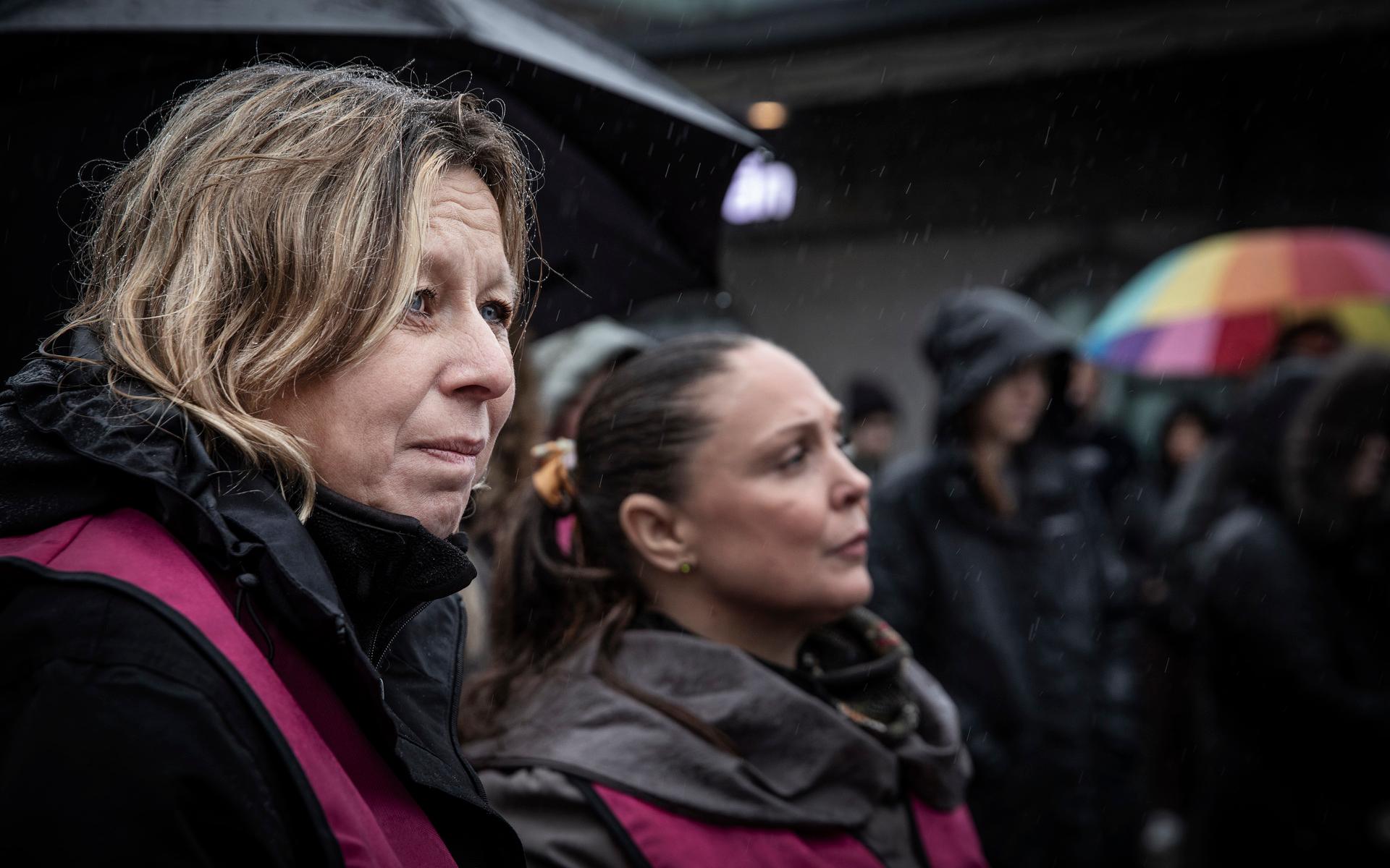 Linda Johansson och Josefin Wahlqvist är medlemmar i den nystartade Göteborgssektionen av Utan skyddsnät.