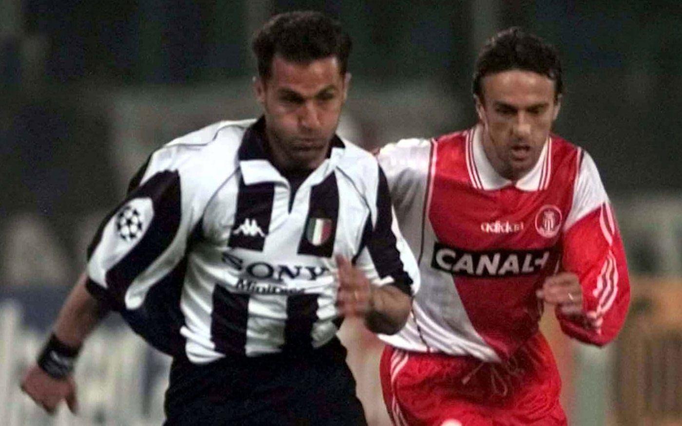 <strong>Inhoppare i 57:e minuten: Angelo Di Livio.</strong> Den hårt jobbande mittfältaren slutade spela 2005, efter några säsonger i Fiorentina. Efter det har han jobbat som ungdomstränare i Roma. Foto: Bildbyrån