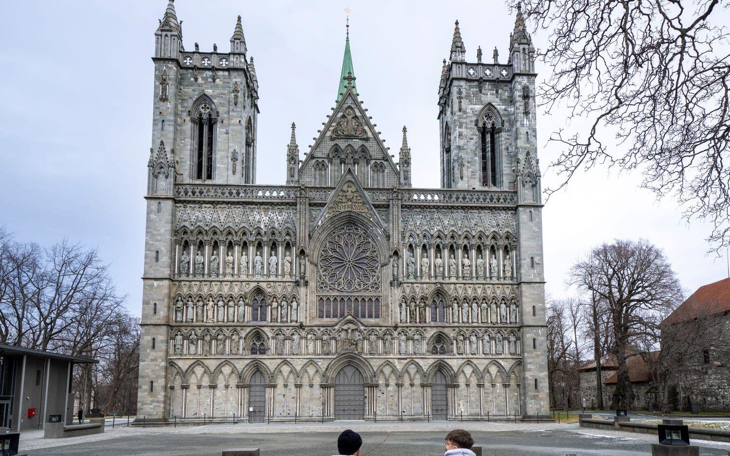 Nidarosdomen i Trondheim är den största domkyrkan i Norge och landets kröningskyrka. Arkivbild.