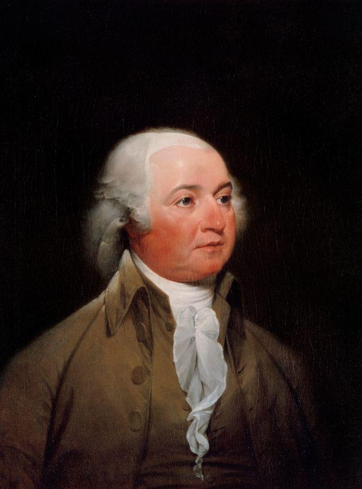 <strong>John Adams (Federalist), 1797-1801.</strong> En av författarna till USA:s självständighetsförklaring och vicepresident till George Washington. Han var också den förste presidenten att flytta in i Vita Huset.