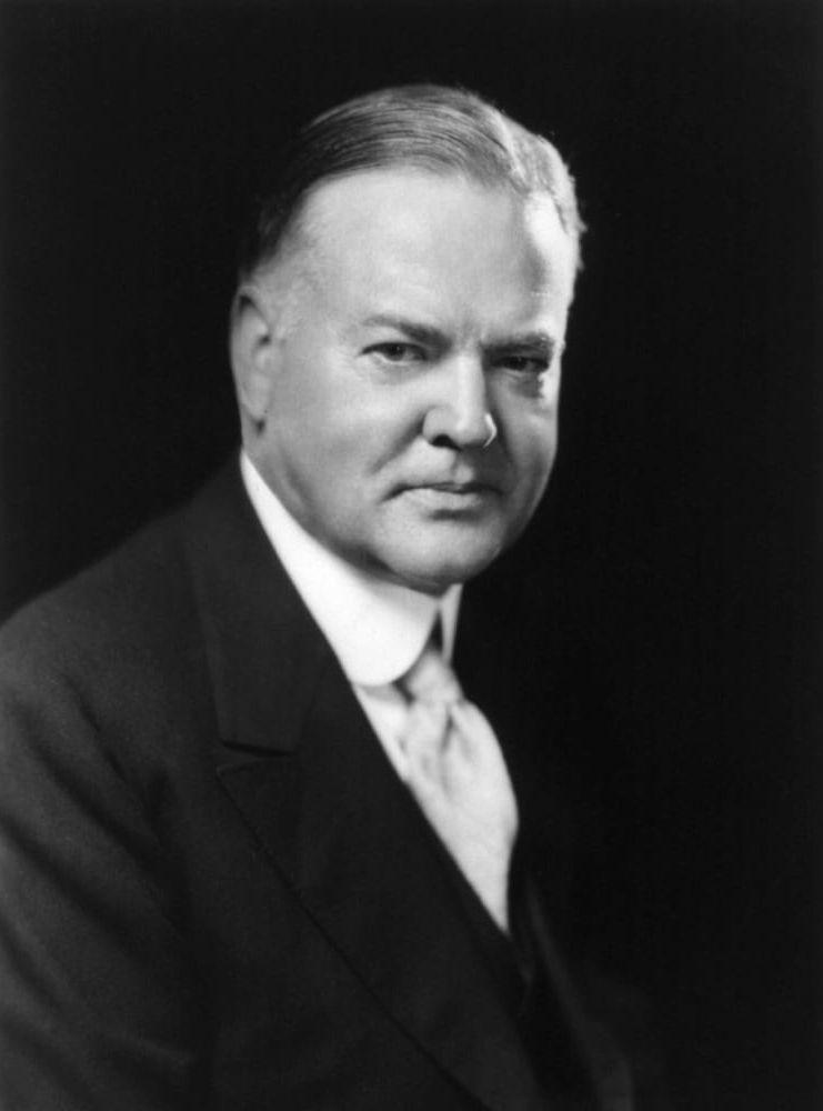 <strong>Herbert Hoover (R), 1929–1933.</strong> Depressionen slog till mot USA bara några månader efter att Hoover tog plats i Vita Huset. Hans åtgärder kunde inte få USA på fötter igen och många såg hans insatser som veka och för sent.
