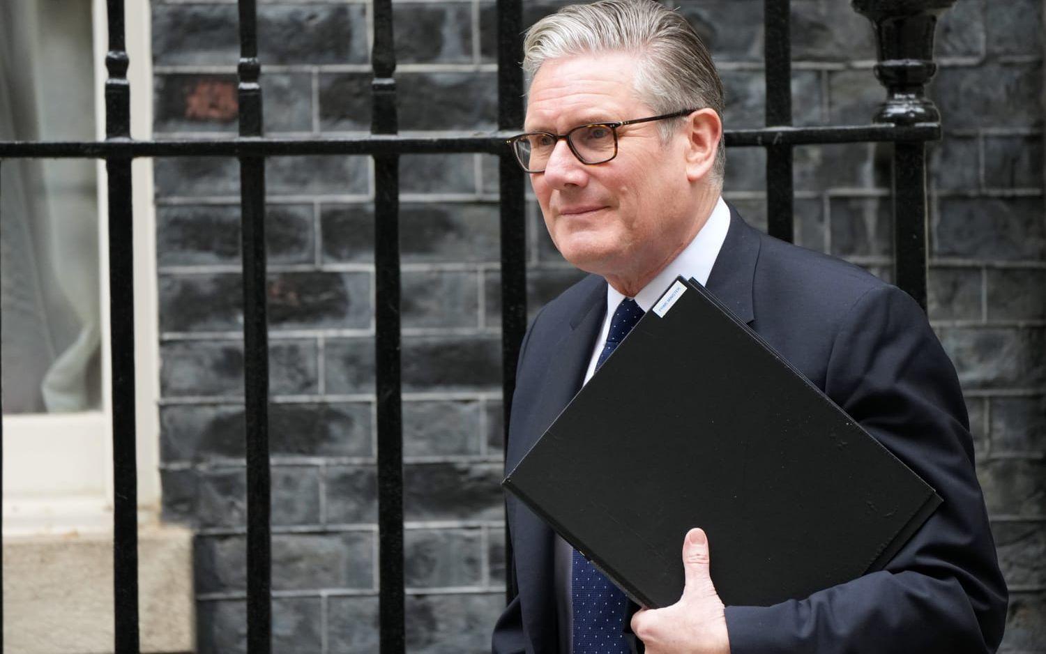 Keir Starmer på Downing Street i London häromveckan.