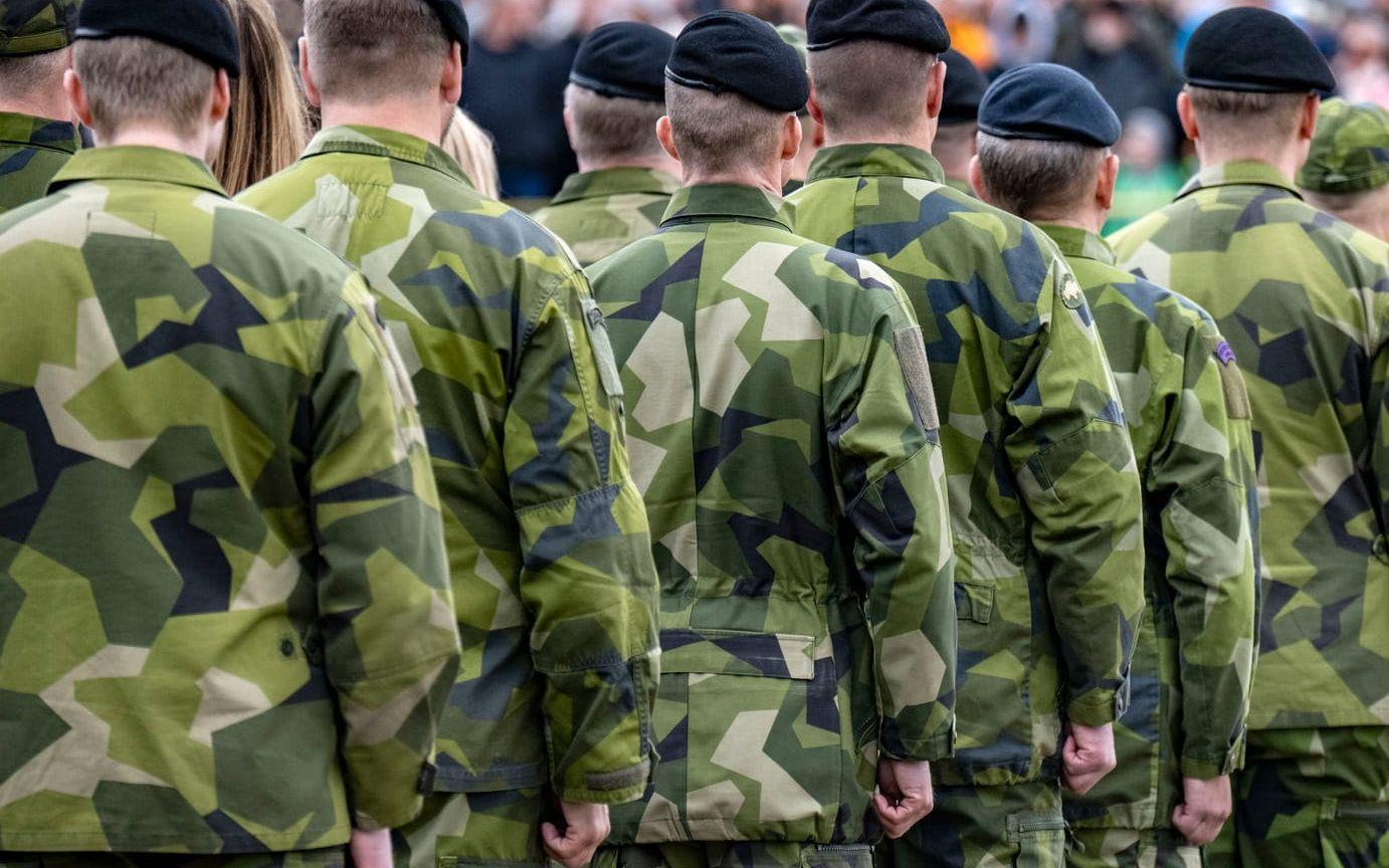 Det händer mycket inom det svenska försvaret just nu. Det kan vara en förklaring till att svensk militär mår sämre än militär i övriga Norden. Arkivbild.