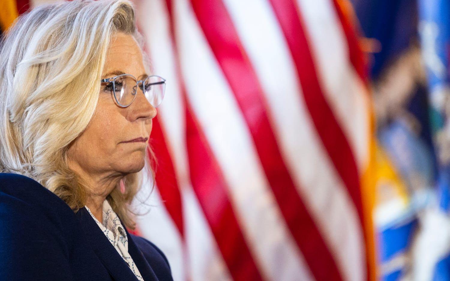 Donald Trump angriper tidigare kongressledamoten och partikamraten Liz Cheney.