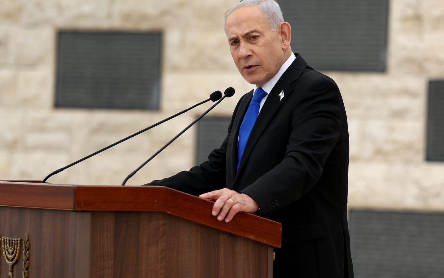 Israels premiärminister Benjamin Netanyahu i Jerusalem i torsdags.