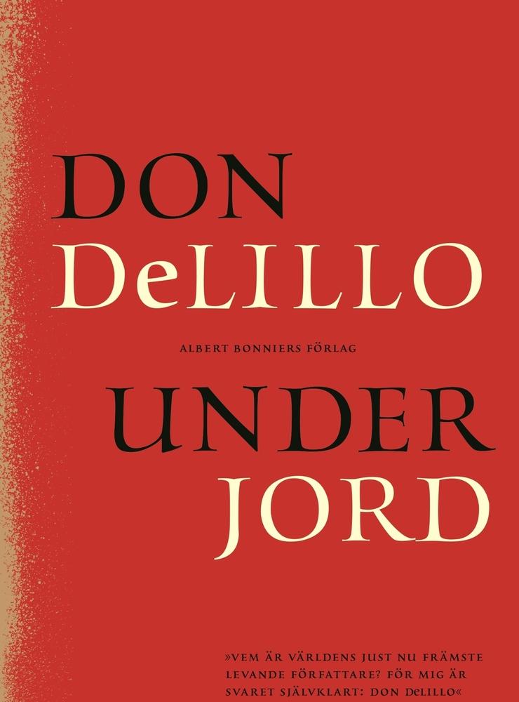 Omslag till Don DeLillos roman Under jord.