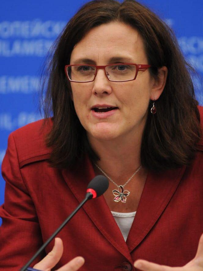 
    <strong>Cecilia Malmström</strong>, EU-kommissionär för internationell handel och handelsavtal
   