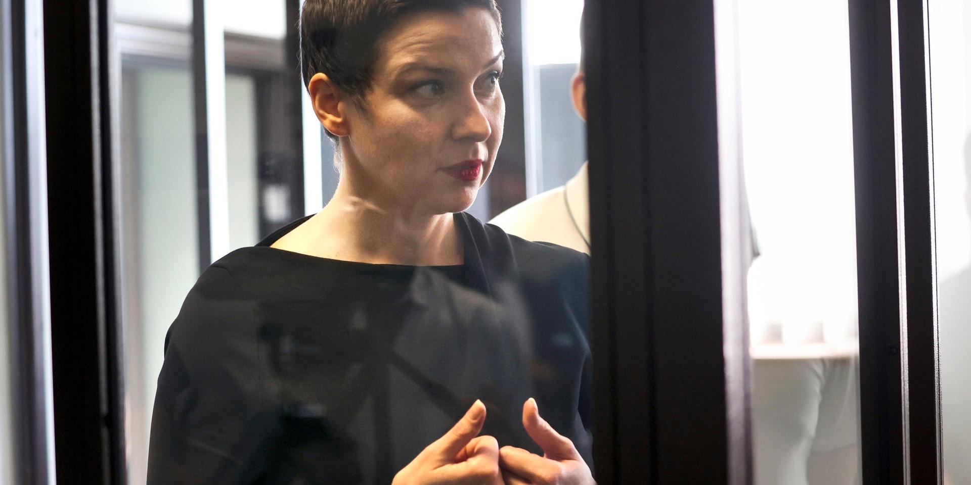 Maria Kolesnikova döms till elva år i fängelse. Arkivbild.
