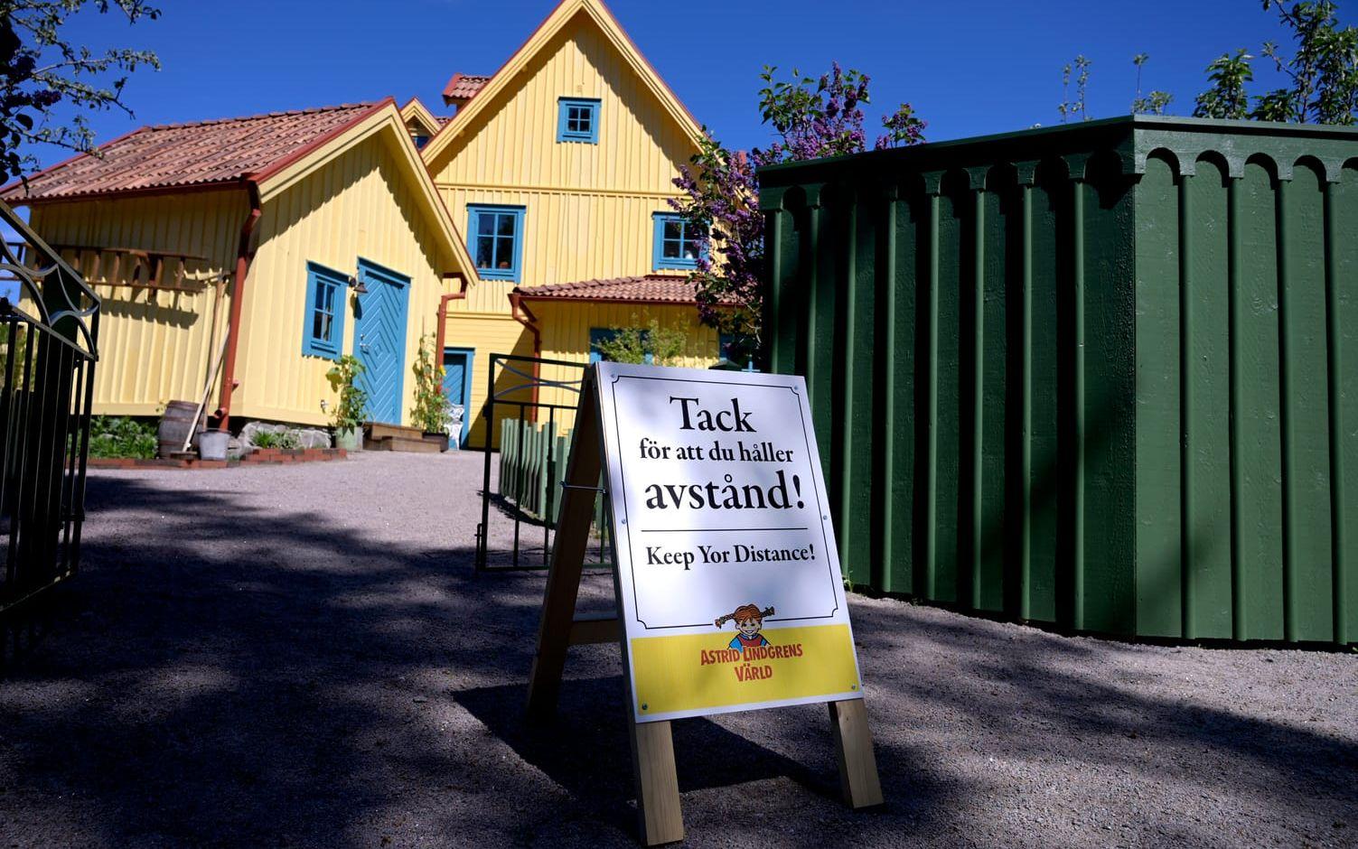 Astrid Lindgrens Värld är en temapark i barnboksförfattaren Astrid Lindgrens födelsekommun Vimmerby. Arkivbild från juni 2020.

