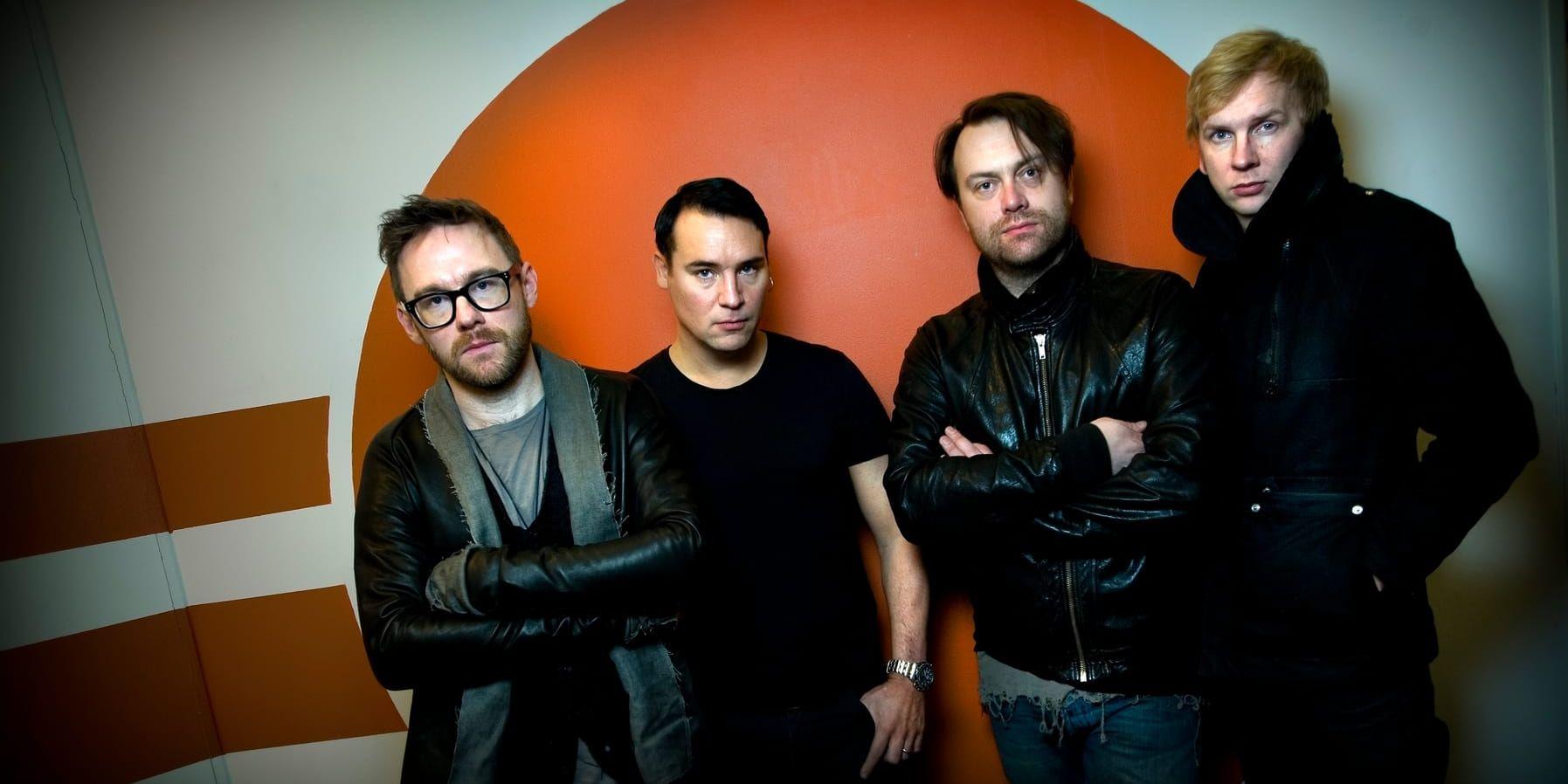 
    Popgruppen Kent med från vänster Joakim Berg, Markus Mustonen, Martin Sköld och Sami Sirviö. Bild: Dan Hansson
   
