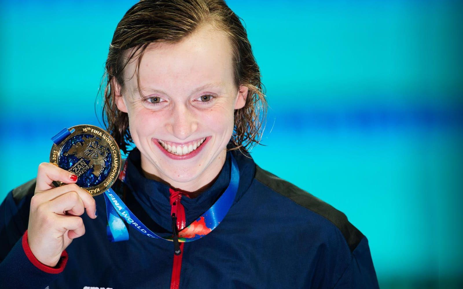 Katie Ledecky, USA. 19-åringen har redan vunnit OS-guld (800 meter i London). Lägg till fem VM-guld i Kazan 2015, så förstår ni att det ska mycket till för att amerikanskan inte blir simdrottning i Rio. I det närmaste oslagbar i frisim. Foto: Bildbyrån