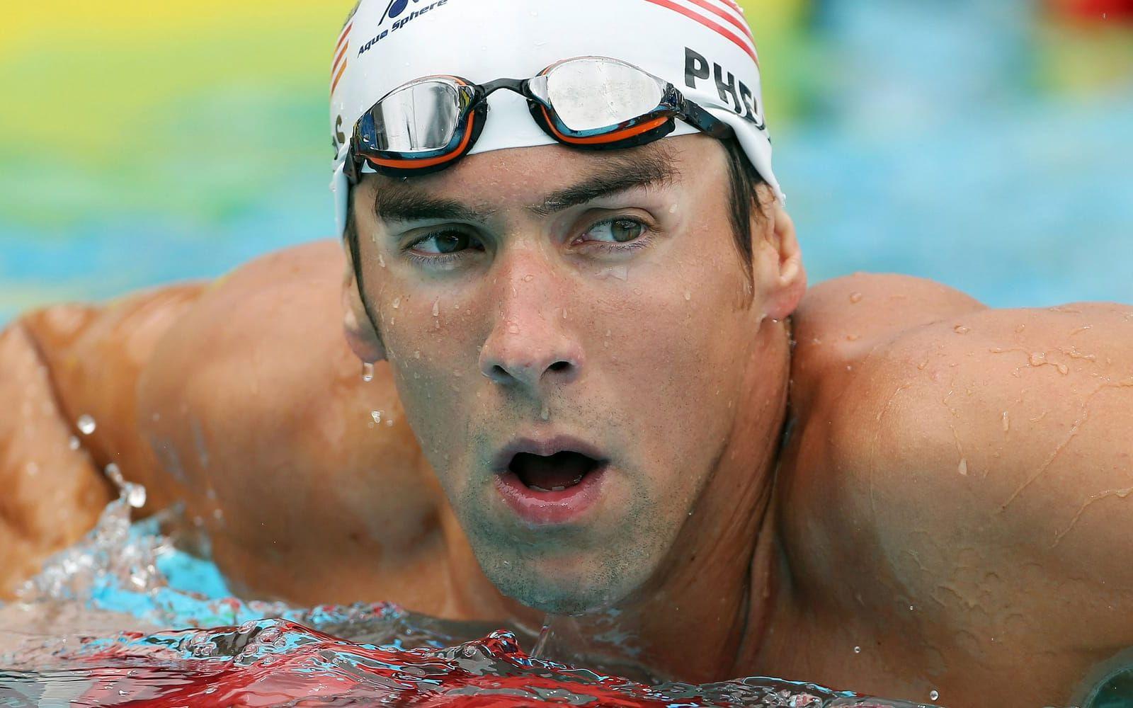 Michael Phelps, USA. Gör sitt fjärde OS – på de tre tidigare har amerikanen vunnit fantastiska 18 guld. Ett fenomen. Foto: Bildbyrån