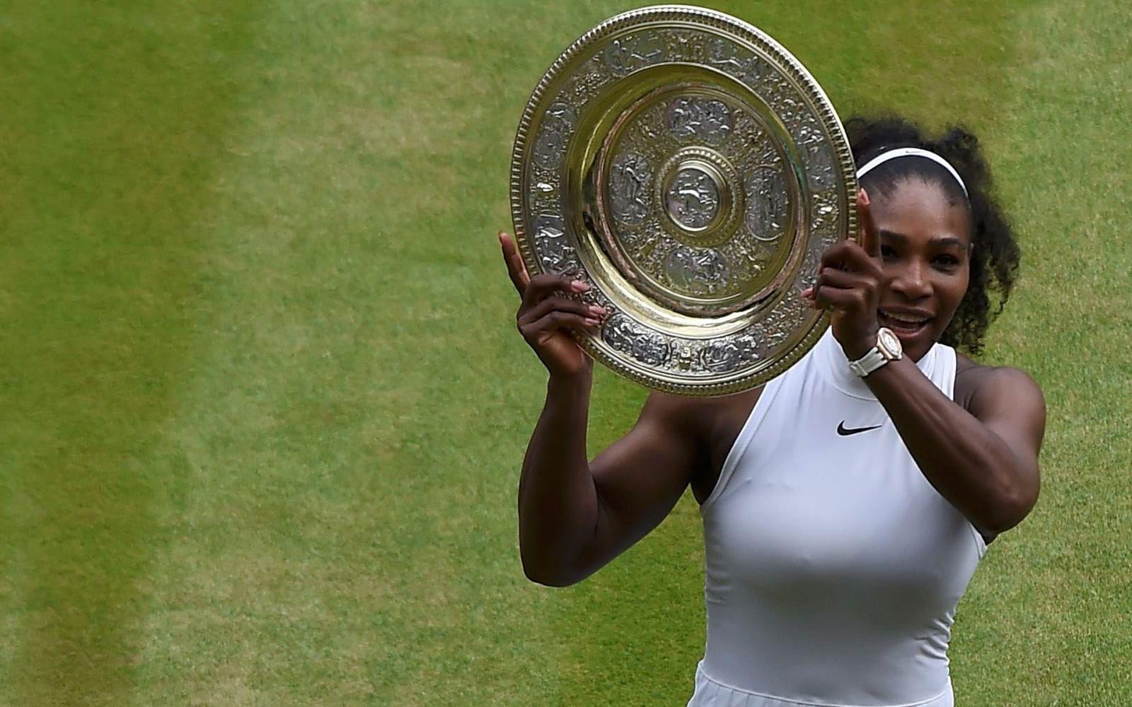 Serena Williams, USA. Den nyblivna Wimbledonmästaren har vunnit 22 grand slam-turneringar. Amerikanskan fyller 35 år i september, men är fortfarande bäst i världen. Foto: Bildbyrån