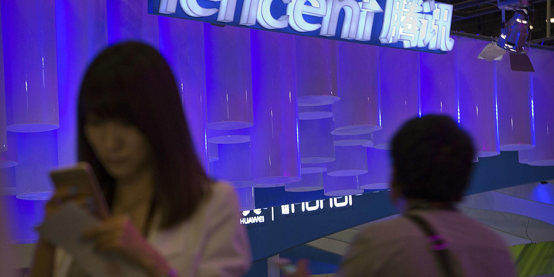 Tencent ska öka investeringar i smart detaljhandel utanför Kina, enligt vd Martin Lau. Arkivbild.